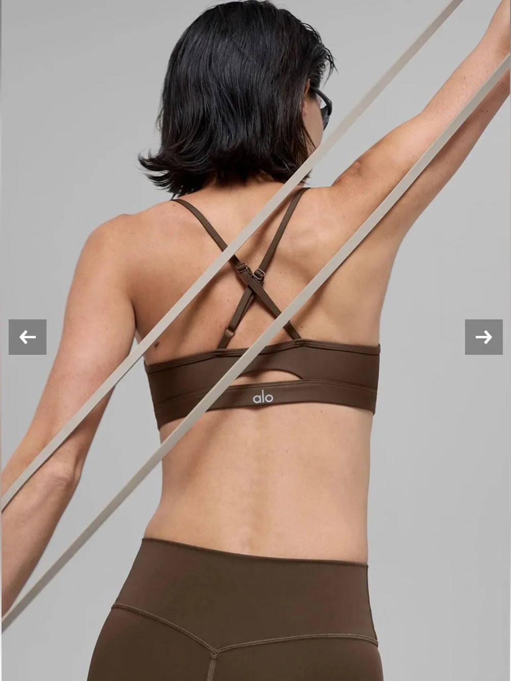 Alo Yoga 7/8 Airlift High waist Legging (Medium) Intrigue Sports Bra (Small)